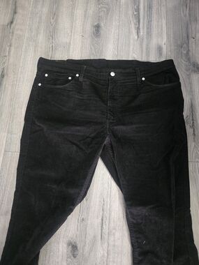 Men's Black Corduroy Pants